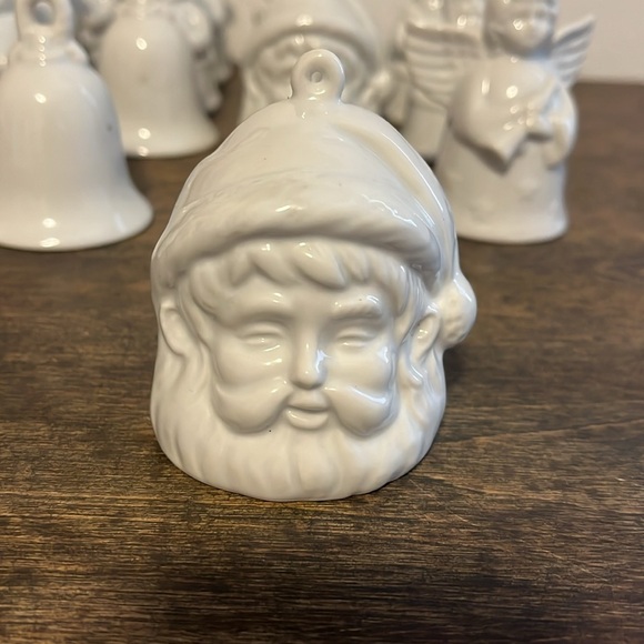 Vintage Freddi bell ornaments- Santa, Angel, bell, santa head - Picture 4 of 6